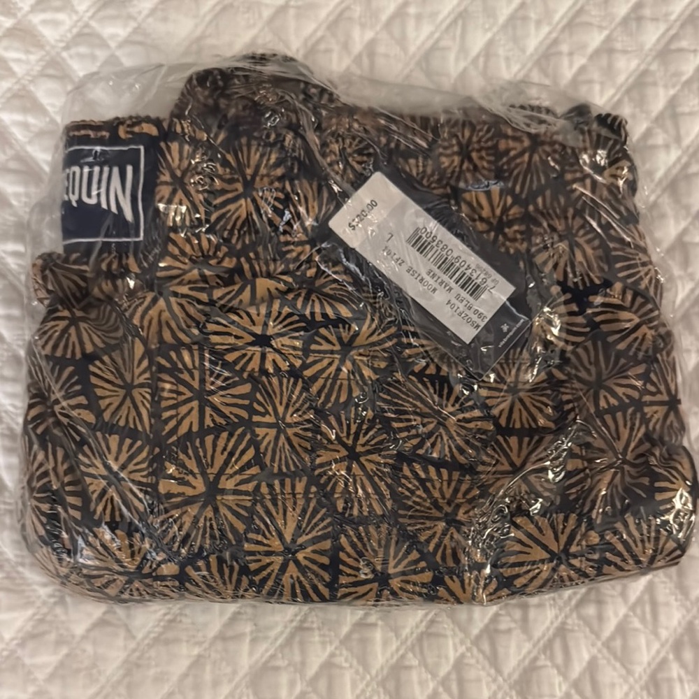 Vilebrequin Black and Brown Swim Trunks